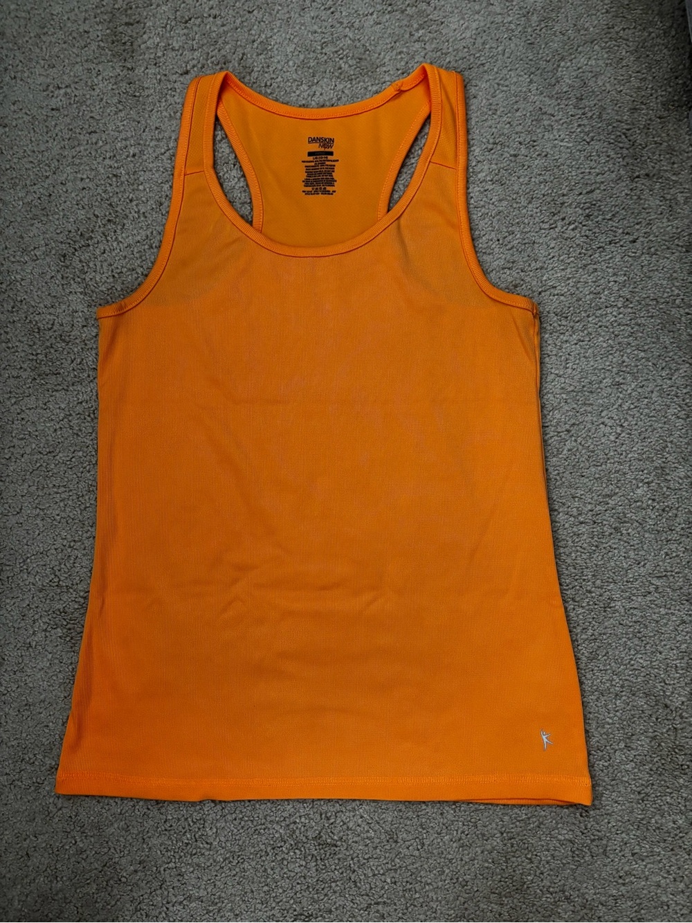 Danskin Now Orange Racerback Workout Tank